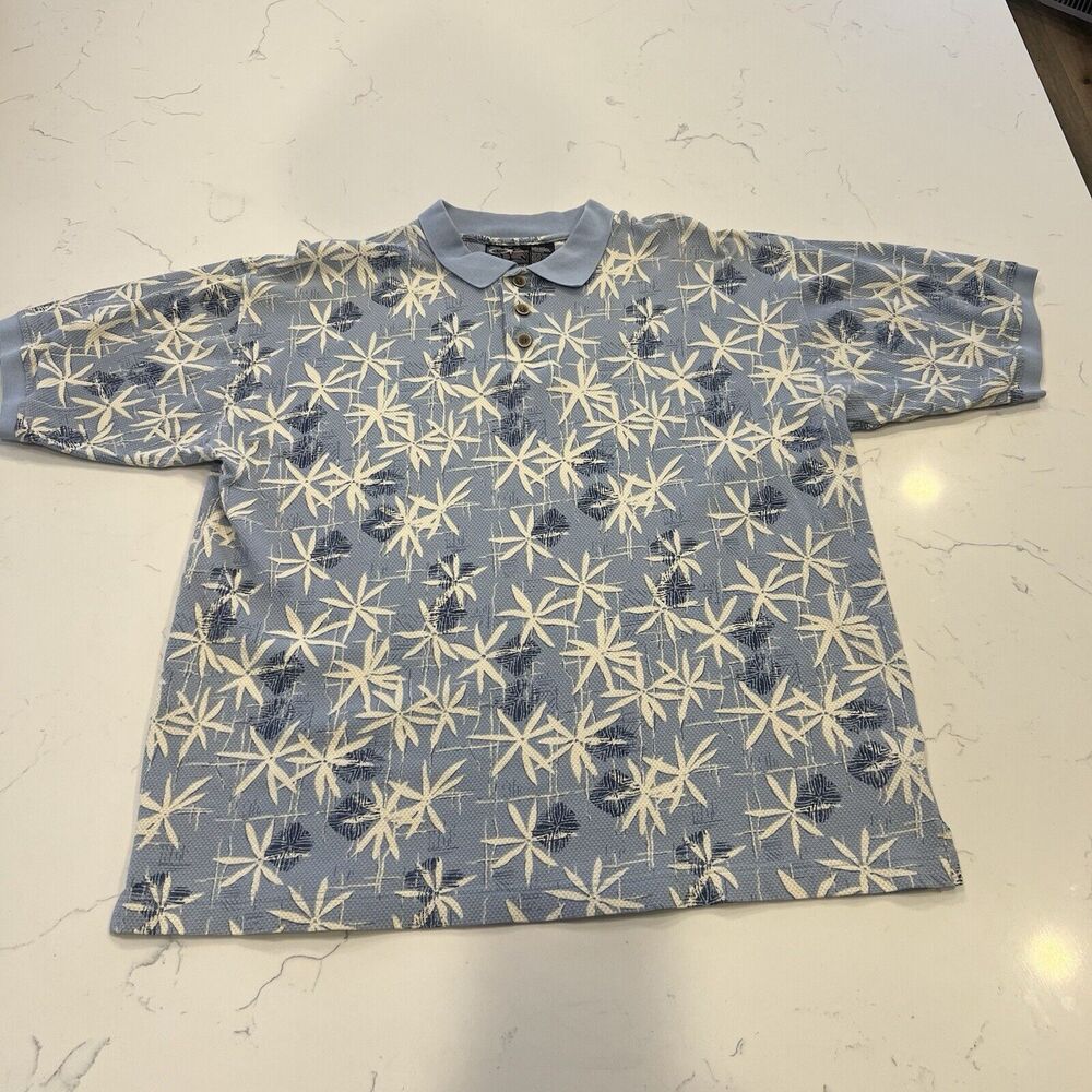 ocean pacific op sport hawaiian shirt Palm Trees 90’s Y2K
